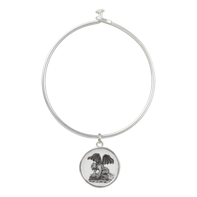 Golem Gargoyle Bangle Bracelet (Front)
