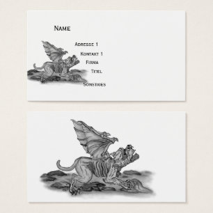 Golem Gargoyle , Black and White design