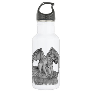 GOLEM - Gargoyle black-and-white Design Stainless Steel Water Bottle