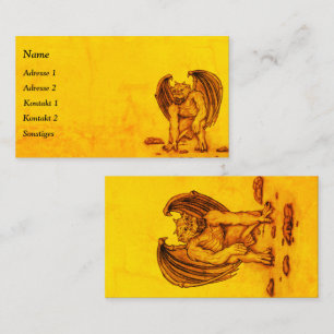 Golem Gargoyle Business Card