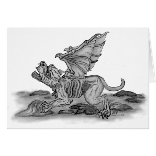 Golem Gargoyle Cards (Front Horizontal)