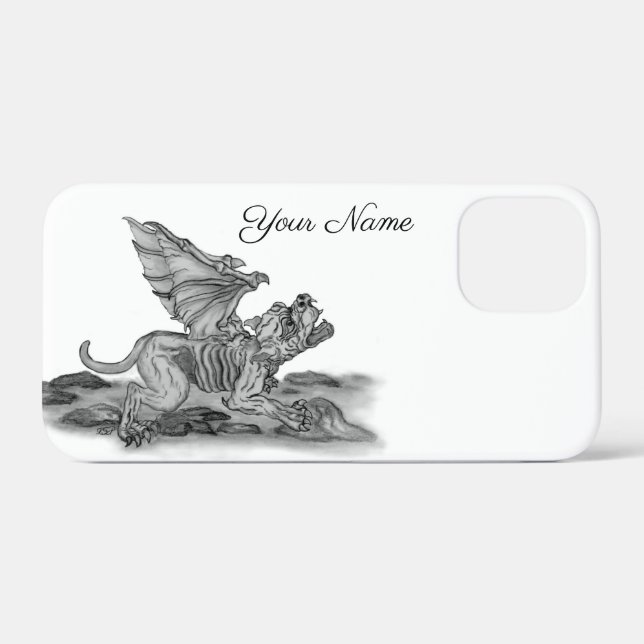 Golem Gargoyle Case-Mate iPhone Case (Back (Horizontal))