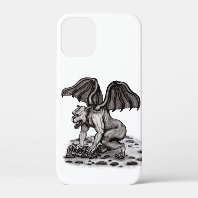 Golem Gargoyle Case-Mate iPhone Case (Back)
