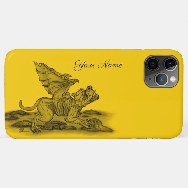 Golem Gargoyle Case-Mate iPhone Case (Back (Horizontal))
