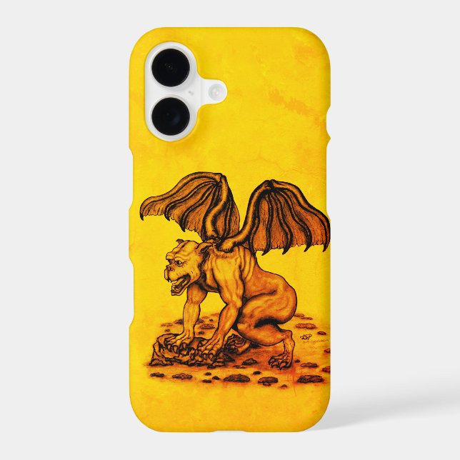 Golem Gargoyle Case-Mate iPhone Case (Back)