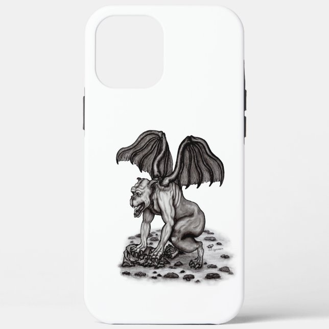 Golem Gargoyle Case-Mate iPhone Case (Back)