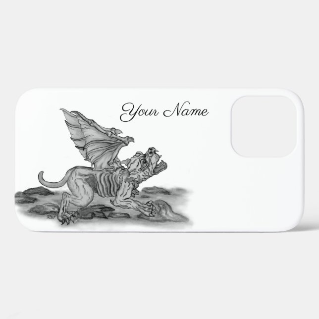 Golem Gargoyle Case-Mate iPhone Case (Back (Horizontal))