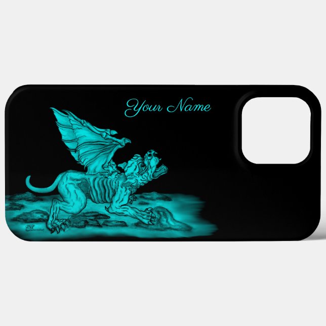 Golem Gargoyle Case-Mate iPhone Case (Back (Horizontal))