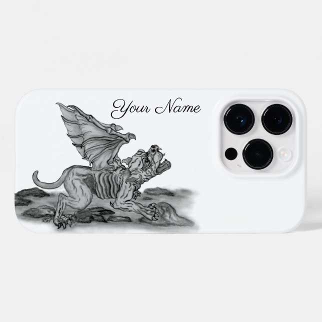 Golem Gargoyle Case-Mate iPhone Case (Back (Horizontal))