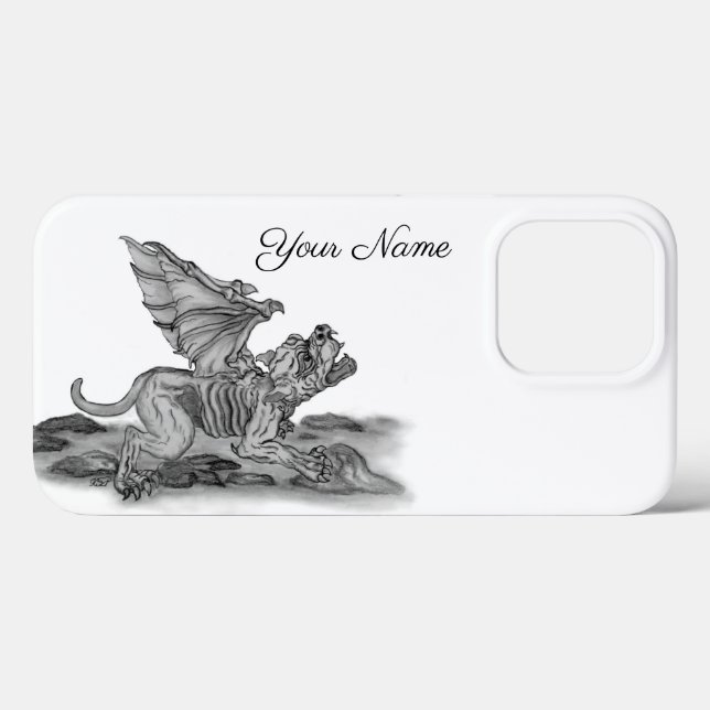 Golem Gargoyle Case-Mate iPhone Case (Back (Horizontal))