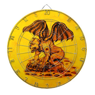 Golem Gargoyle Dart Board