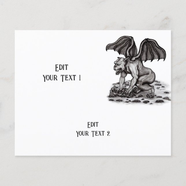 Golem Gargoyle Flyer (Front)