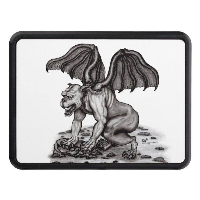 Golem Gargoyle Hitch Cover (Front)