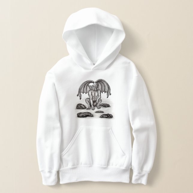 Golem Gargoyle Hoodie (Laydown)