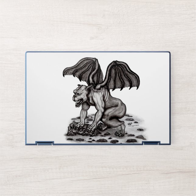 Golem Gargoyle HP Laptop Skin (Front)