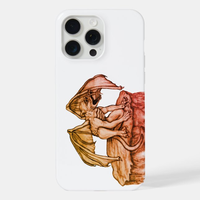 Golem Gargoyle Iphone Case (Back)