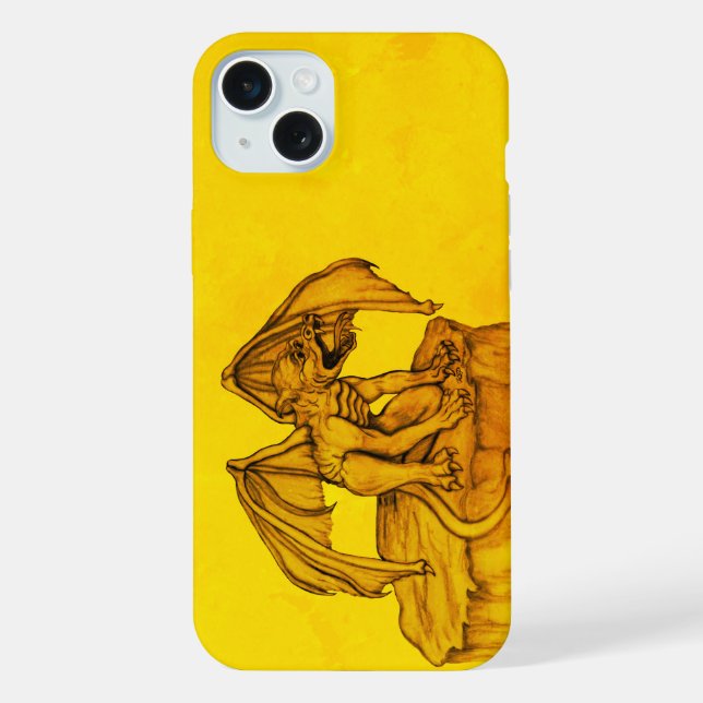 Golem Gargoyle Iphone Case (Back)