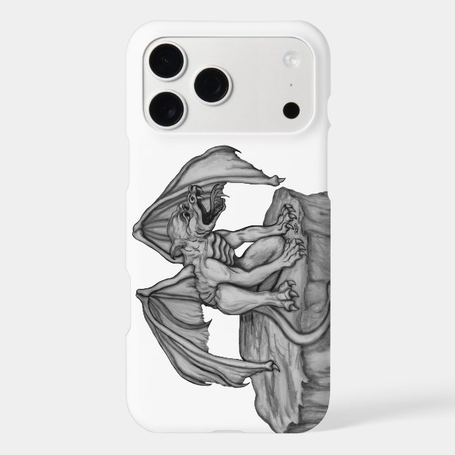 Golem Gargoyle Iphone Case (Back)