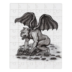 Golem Gargoyle Jigsaw Puzzle