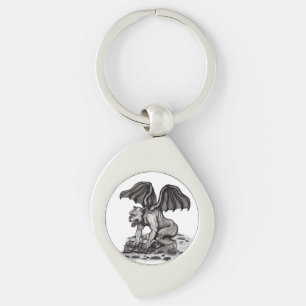 Golem Gargoyle Keychain