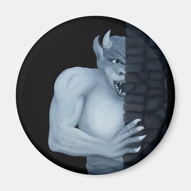 Golem - Gargoyle Magnet (Front)