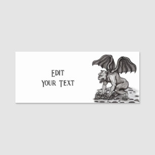 Golem Gargoyle Name Tag