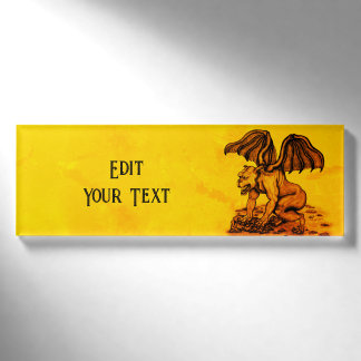 Golem Gargoyle Name Tag