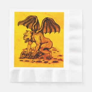 Golem Gargoyle Napkins