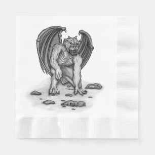 Golem Gargoyle Napkins