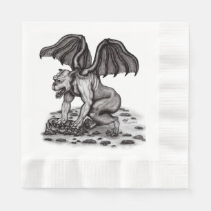 Golem Gargoyle Napkins