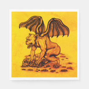 Golem Gargoyle Napkins