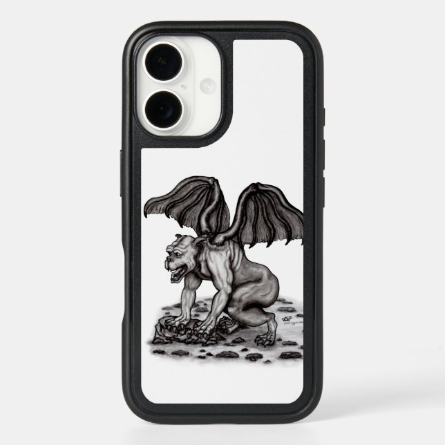 Golem Gargoyle Otterbox iPhone Case (Back)