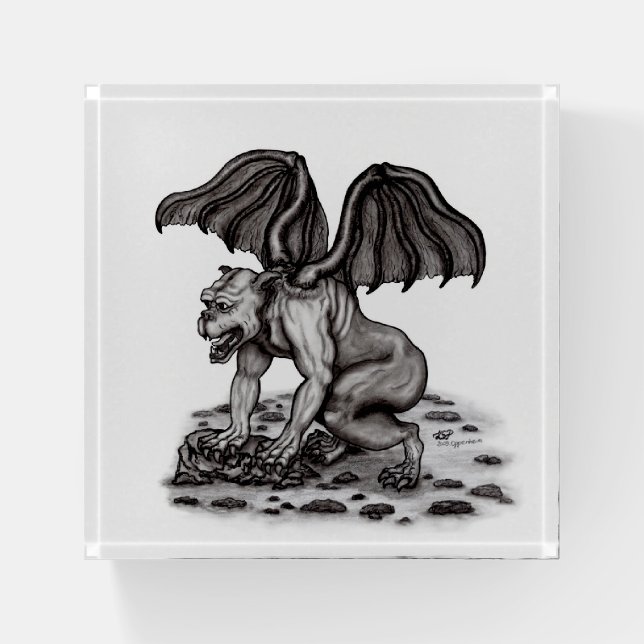 Golem Gargoyle Paperweight (Front)