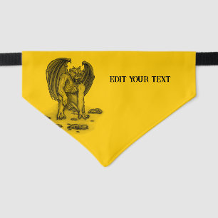 Golem Gargoyle Pet Bandana Collar