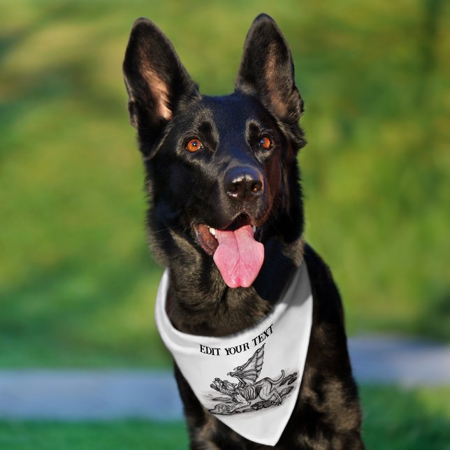 Golem Gargoyle Pet Bandana Collar (Dog)