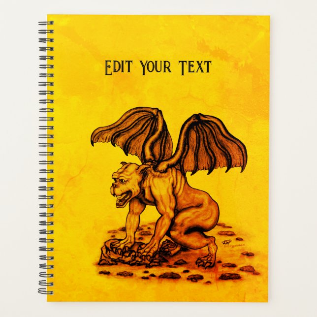Golem Gargoyle Planner (Front)