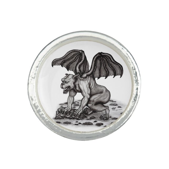 Golem Gargoyle Ring (Front)