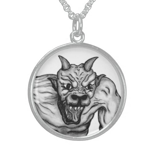 GOLEM _ Gargoyle Sterling Silver Necklace