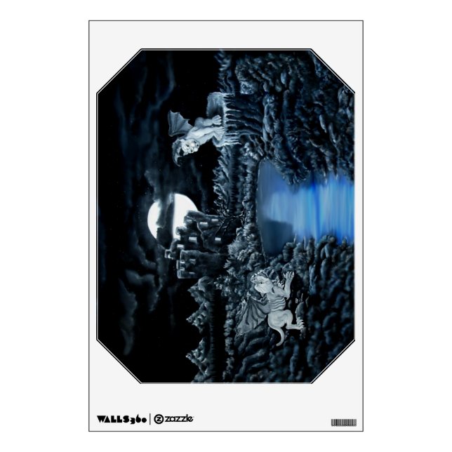 Golem vs Dolem District Fight Wall Decal (Front)