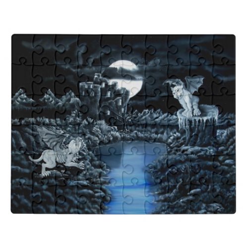 Golem vs Golem District Fight Jigsaw Puzzle