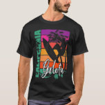Goleta California Retro Sunset Beach Surfer Surfin T-Shirt