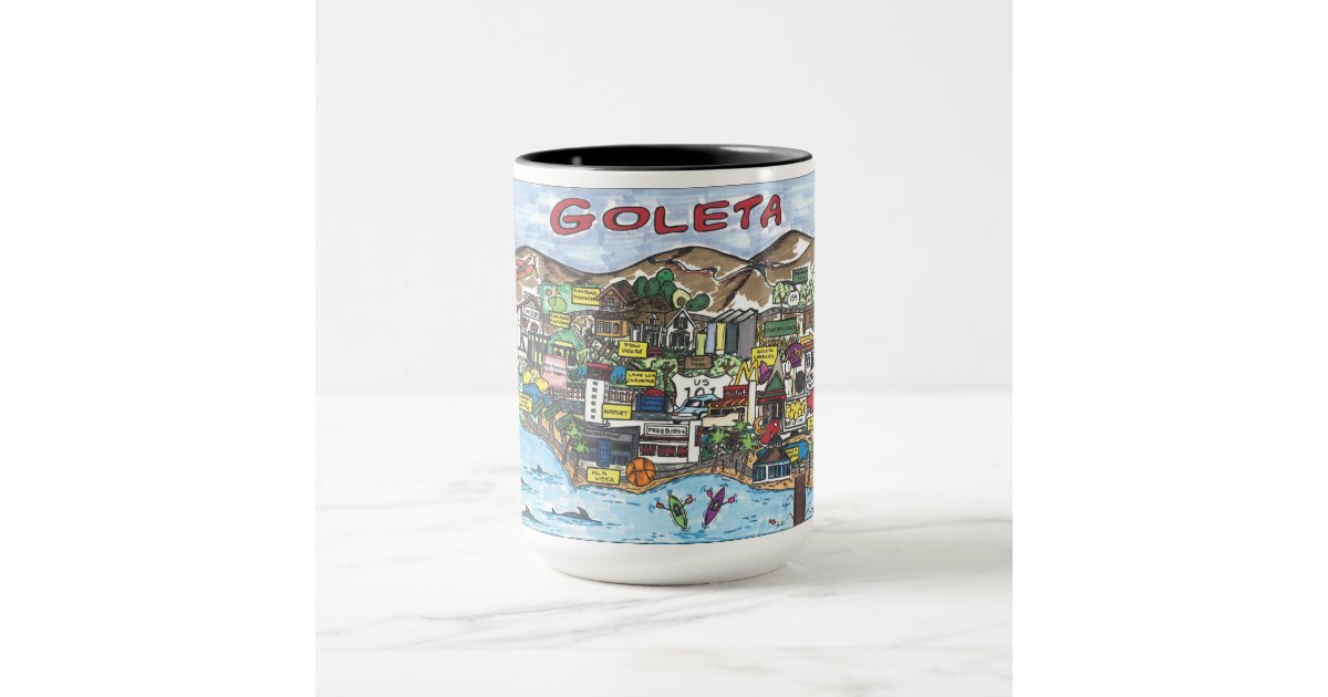 Goleta Map Coffee Mug Zazzle