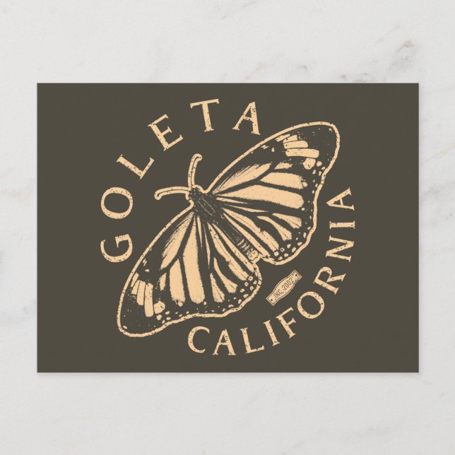 GOLETA SANTA BARBARA CALIFORNIA VINTAGE POSTCARD (Front)