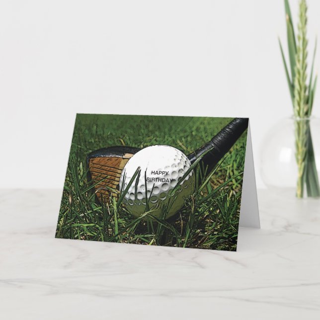 Golf 101 Greeting Card (Front)
