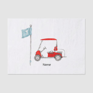 Golf 1st birthday golf party tissue paper