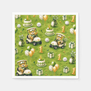 Golf 1st Birthday Napkins