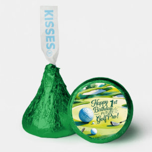 Golf 1st Birthday on golf course Hershey®'s Kisses®