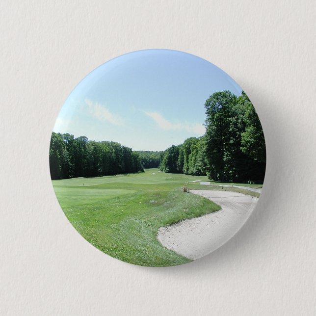 Golf (2) pinback button (Front)