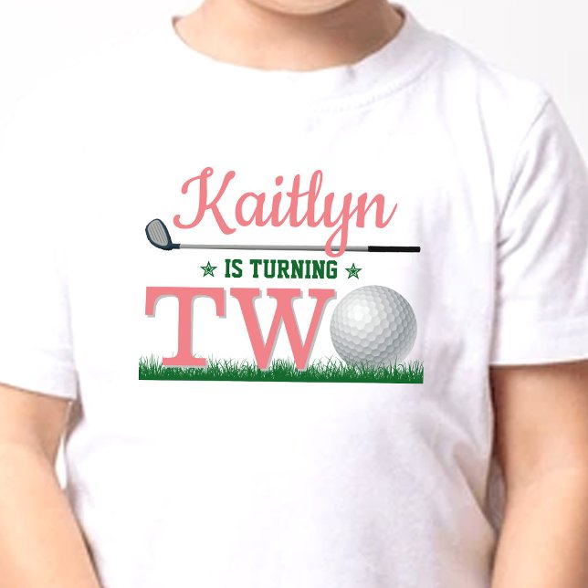 Golf 2nd Birthday Toddler T-shirt (Creator Uploaded)