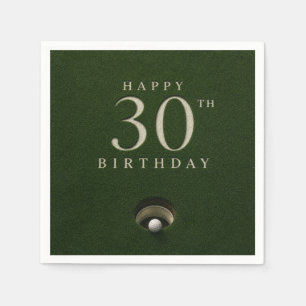 Golf 30th Birthday Par tee Napkins
